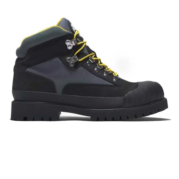 TIMBERLAND HERITAGE RUBBER TOE HIKER BOOTS MEN SHOES Black / Green Nubuck SZ 12 - Picture 14 of 14
